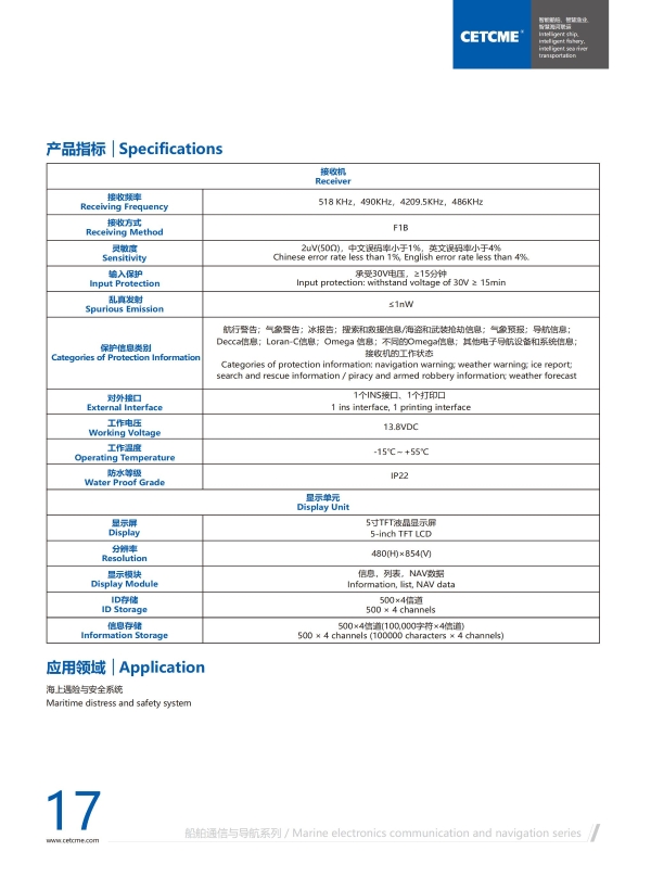 ME1701 航行警告接收机_01
